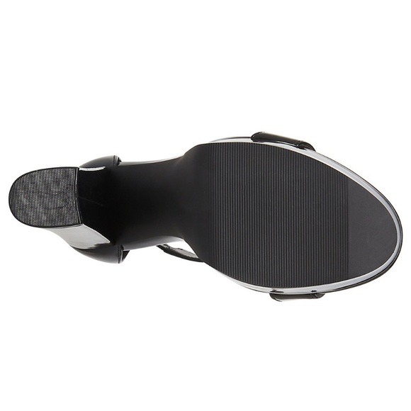 madden girl Siren Women's Platform High block heel Dress Sandals Prom Black - Picture 5 of 7